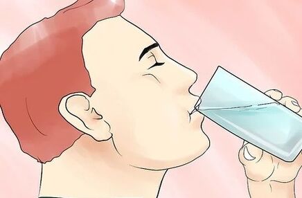 Drink veel water om gifstoffen terug te trekken